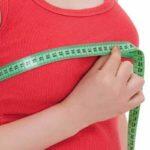 average breast size of a woman