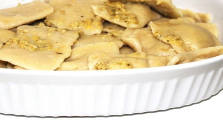 Artichoke White Bean Ravioli Recipe [Vegan]