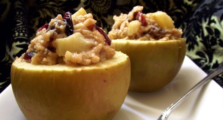 Oatmeal Stuffed Baked Apples