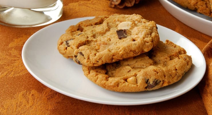 Grain-Free Peanut Butter Chocolate Chip Cookies