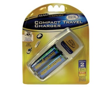 Compact Travel Battery Chargers