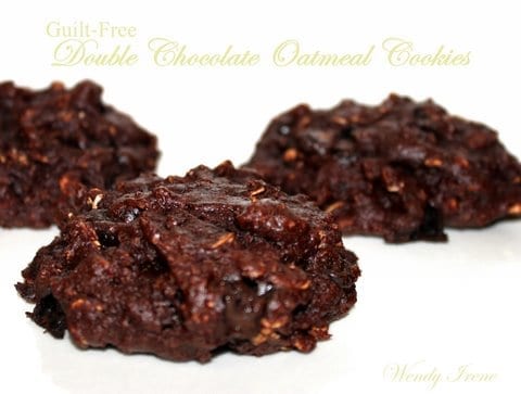 Celebrate July 4th with Guilt-Free Double Chocolate Oatmeal Cookies (Vegan & Oil-Free)