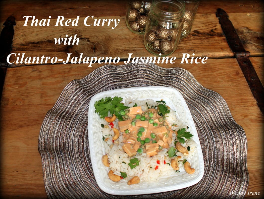 Thai Red Curry with Cilantro-Jalapeno Jasmine Rice Recipe