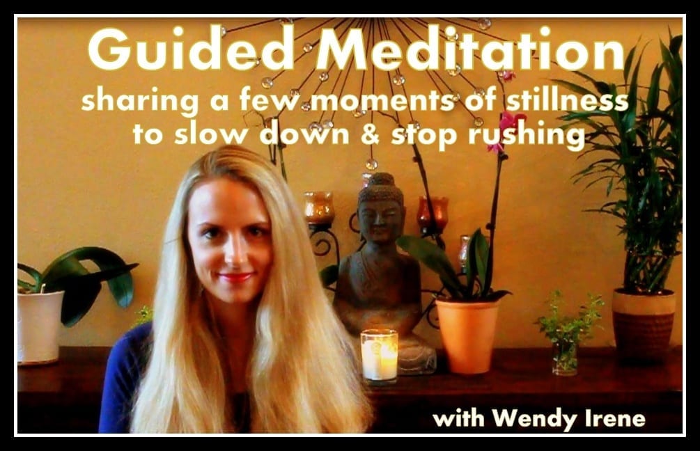 Guided Meditation: Slow Down