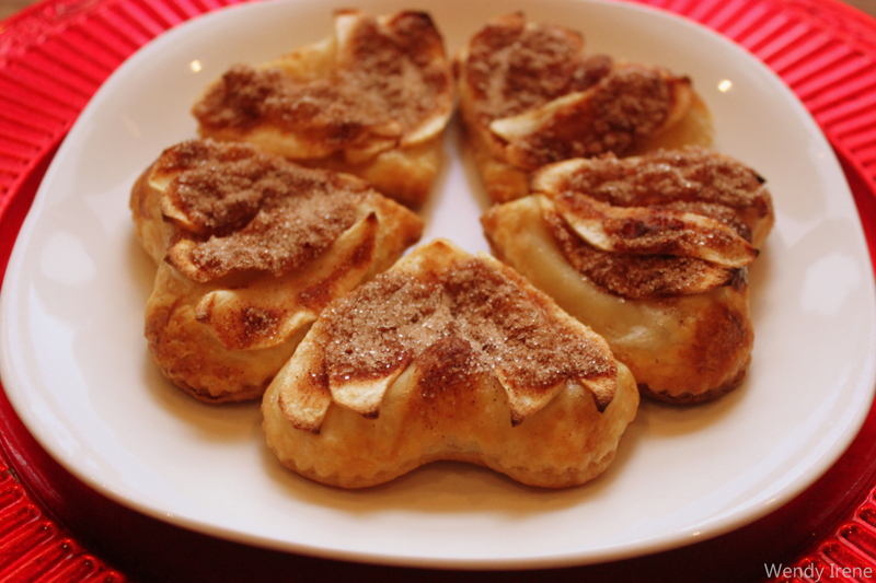 Heart-Shaped Apple Pastries [Vegan]