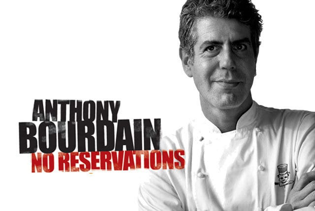 “No Reservations” Chef Anthony Bourdain Shares Travel Tips