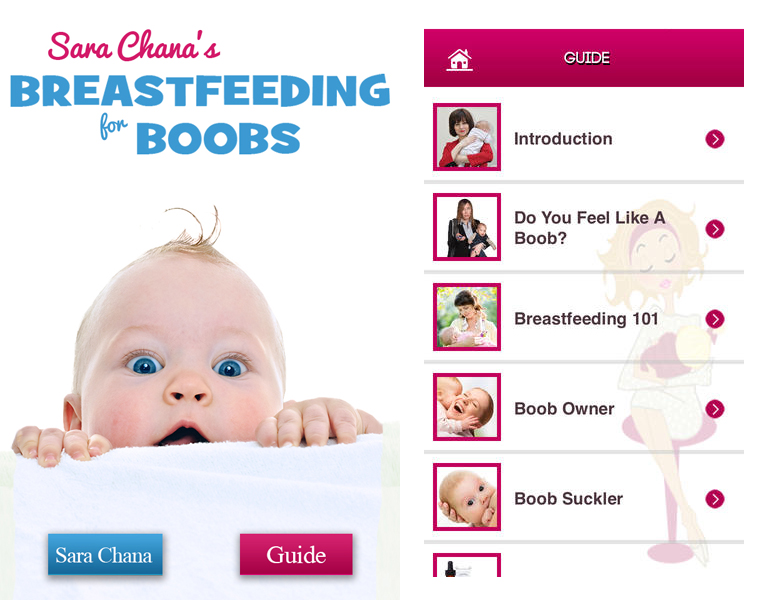 New App For New Moms: Sara Chana’s Breastfeeding For Boobs