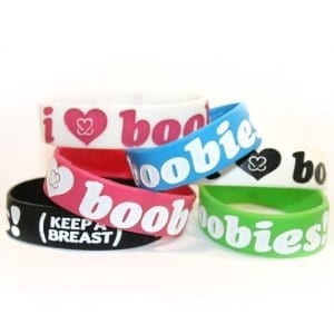 I Love Boobies Bracelets