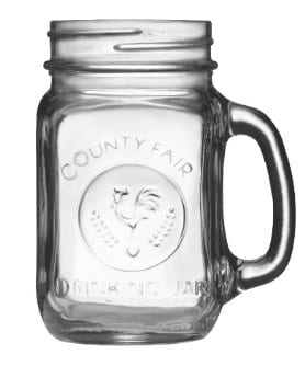 County Fair Drinking Jar