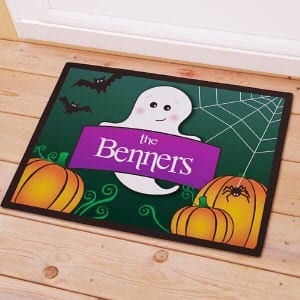 Personalized Halloween Welcome Doormat