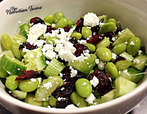 Edamame Salad with Cranberry and Feta