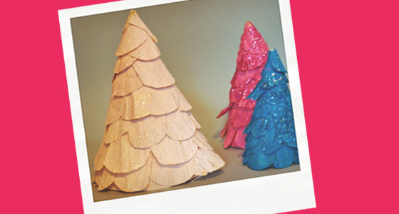 Let’s Craft: Glitter Tree Decorations