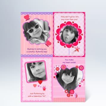 Classroom Valentines Mini Photo Card