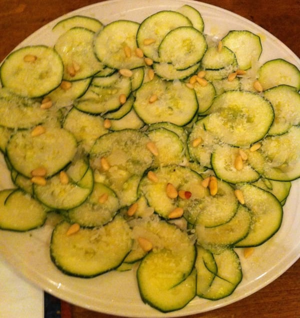 Zucchini Carpaccio Recipe