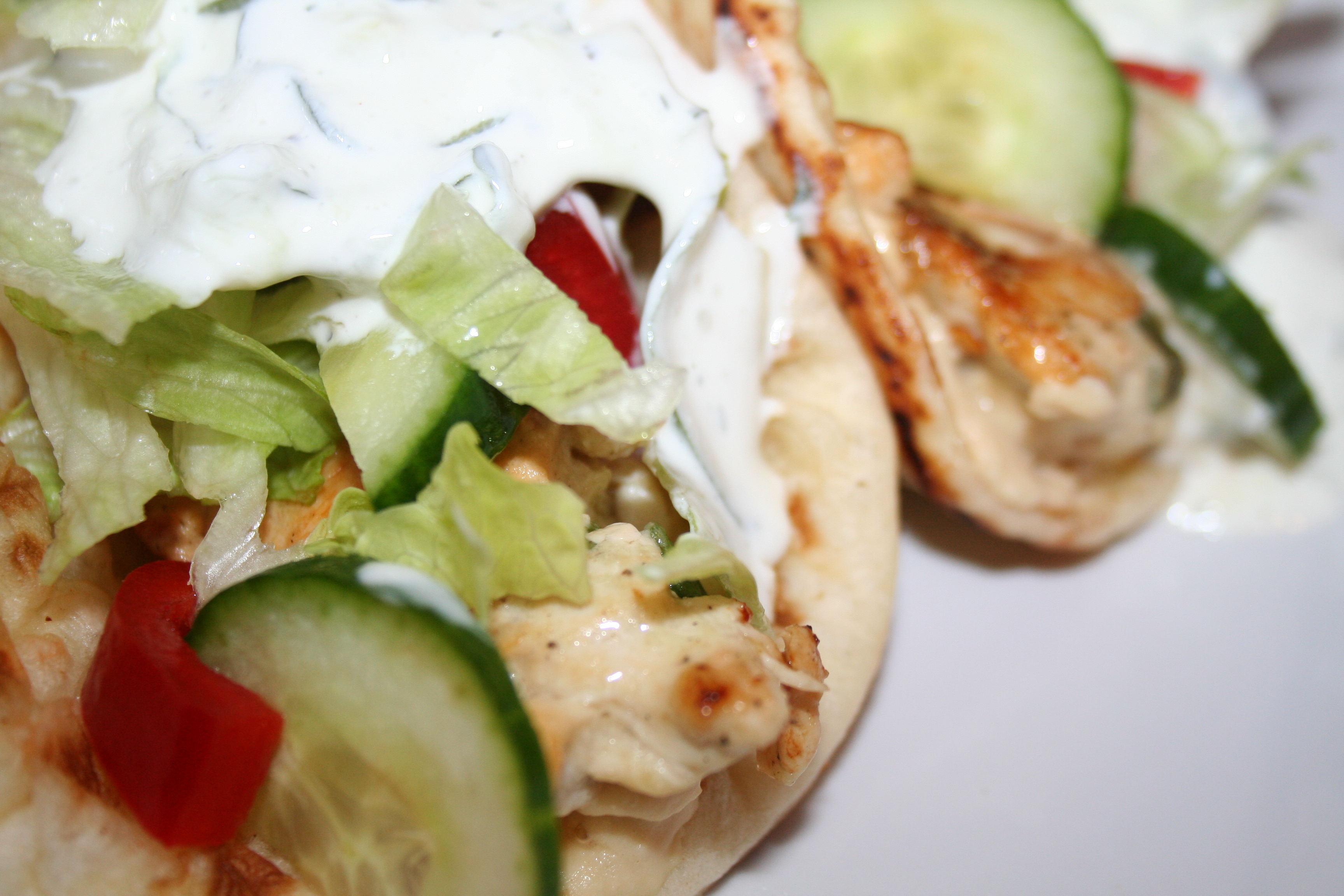 Lemon Chicken Gyro Wrap Recipe