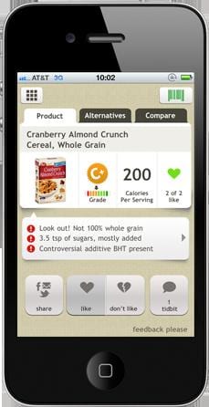 Fooducate iPhone App