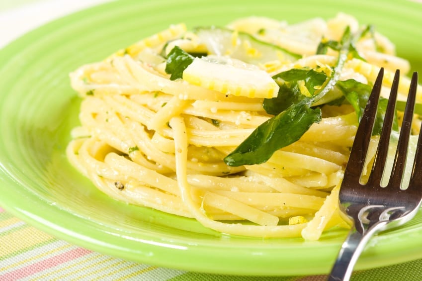 Guilt-Free Pasta with Lemon Cream Sauce