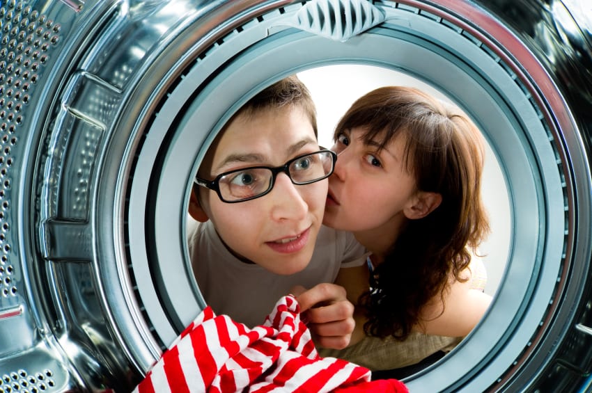 Our “Couples Resolutions” – The Taller One Puts Away Laundry!