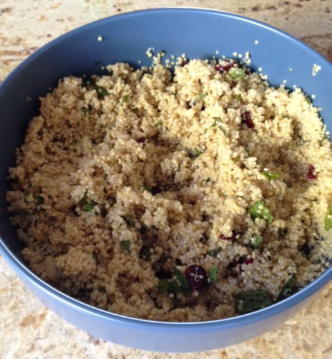 Quinoa with Cranberries and Almonds