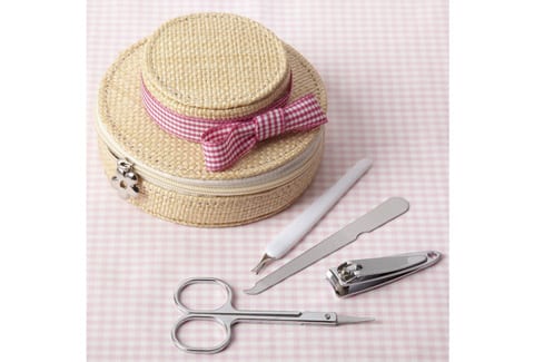 Straw Hat Manicure Kit