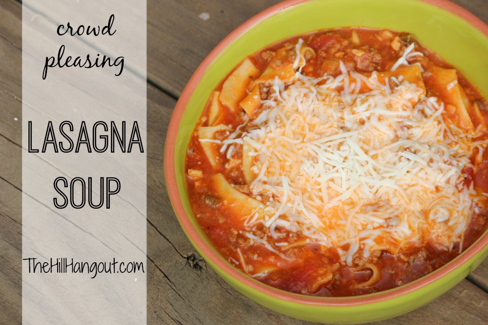 New Tra-Dish: Lasagna Soup