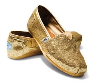 TOMS Glitter Shoes