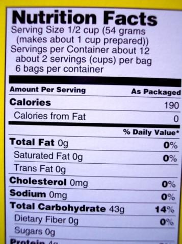 How many calories are there in a gram of fat?