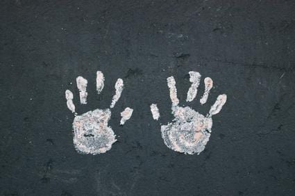 How to Make a Baby Hand Print at Home