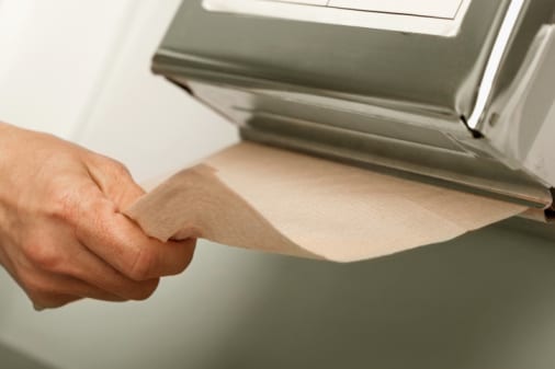 Electric Hand Dryer vs. Paper Towels