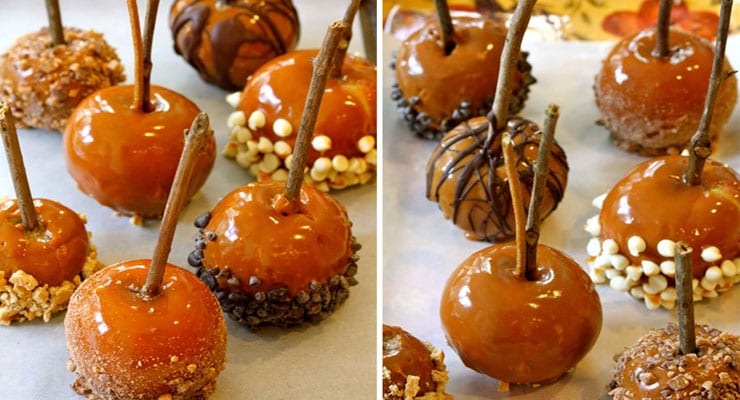 Halloween Twiggy Treats: Caramel Apples