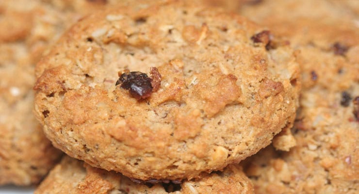 Speedy Oatmeal Raisin Cookies