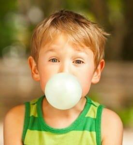 blowingabubble