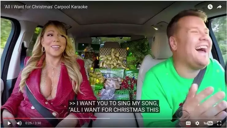 Mariah, Adele, Lady Gaga + More In Epic James Corden’s Christmas Carpool Karaoke