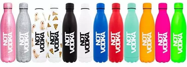 Not Vodka – The Re-usable Water Bottle That Inspires