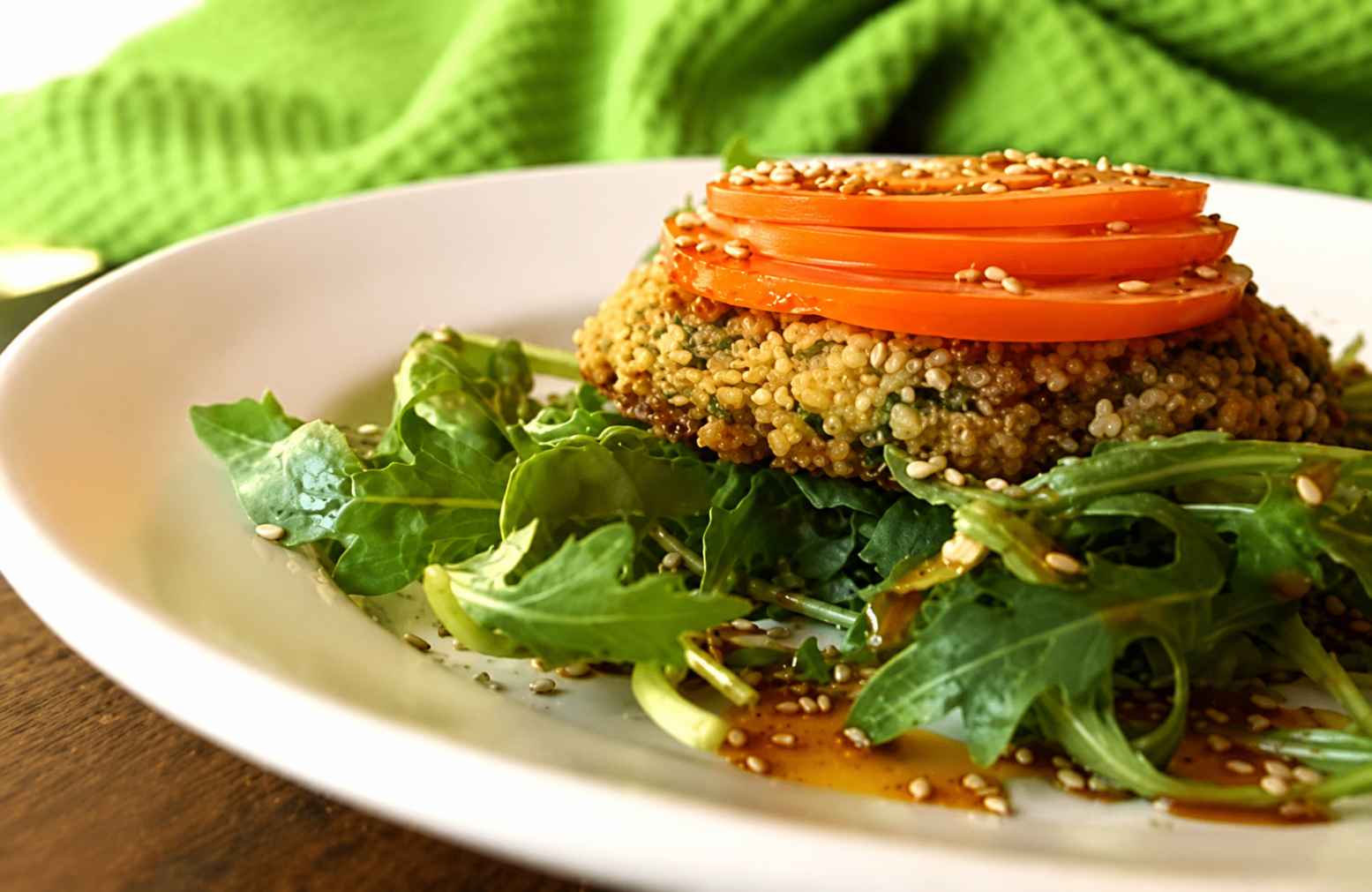 Crunchy Salmon Quinoa Patties