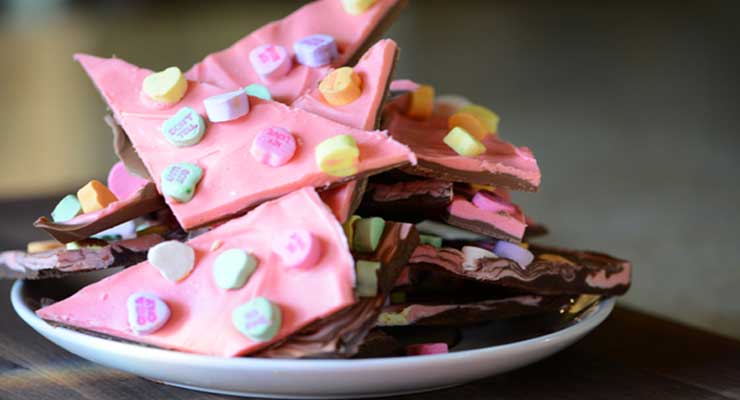 Chocolate Bark For Valentine’s Day