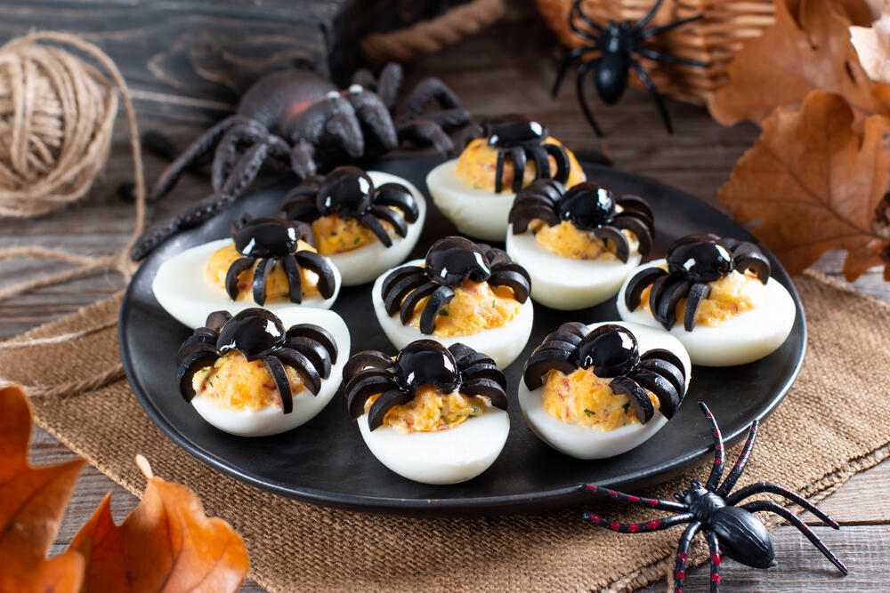 Halloween Recipes: Deviled Eyeballs (Eggs) or Spider Eggs