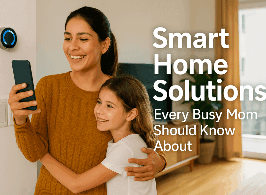 Smart Home Solutions Every Busy Mom Should Know About
