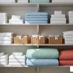 Linen closet organization