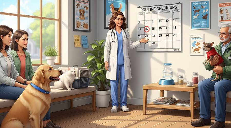 Schedule Routine Veterinary Check-Ups for Dog Health