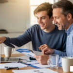 senior year high school student with parent - Senior year checklist