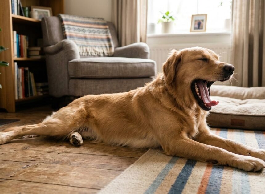 Why Does My Dog Keep Yawning and Stretching?