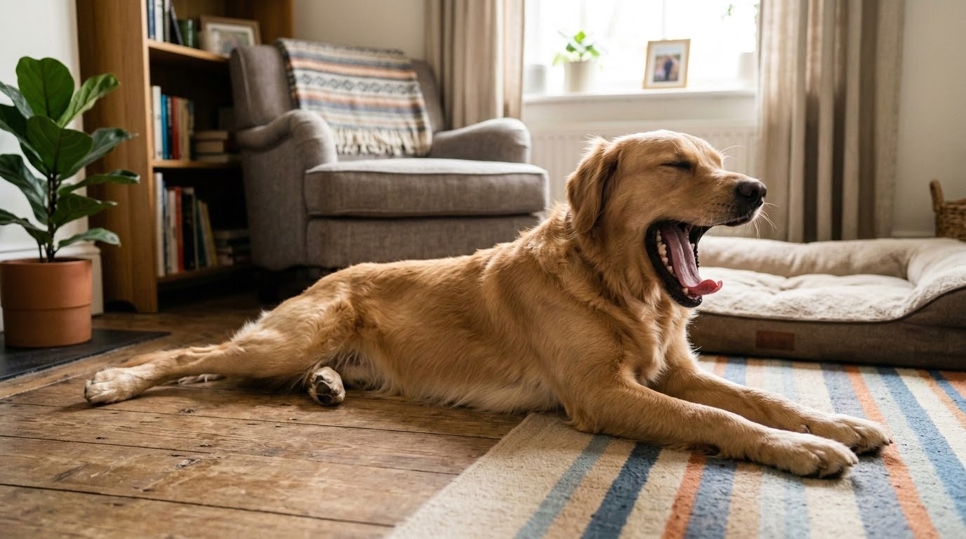 Why Does My Dog Keep Yawning and Stretching?