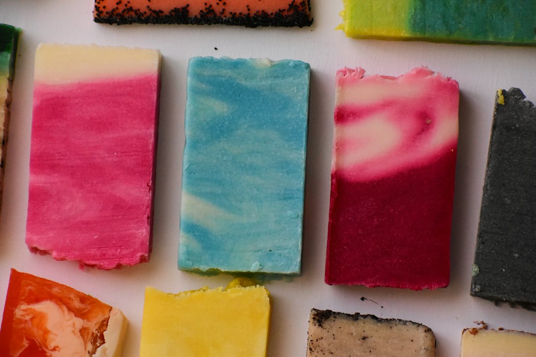 colorful DIY soaps with toys inside colorful DIY soaps with toys inside
