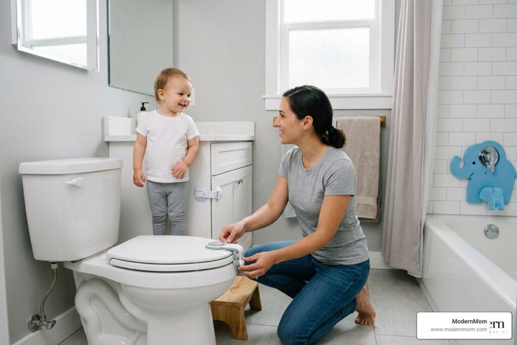toddler bathroom safety