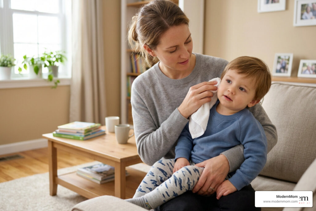 toddler ear cleaning safety